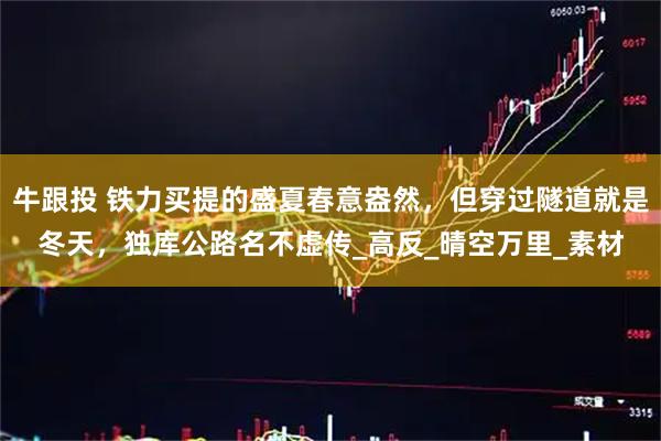 牛跟投 铁力买提的盛夏春意盎然，但穿过隧道就是冬天，独库公路名不虚传_高反_晴空万里_素材